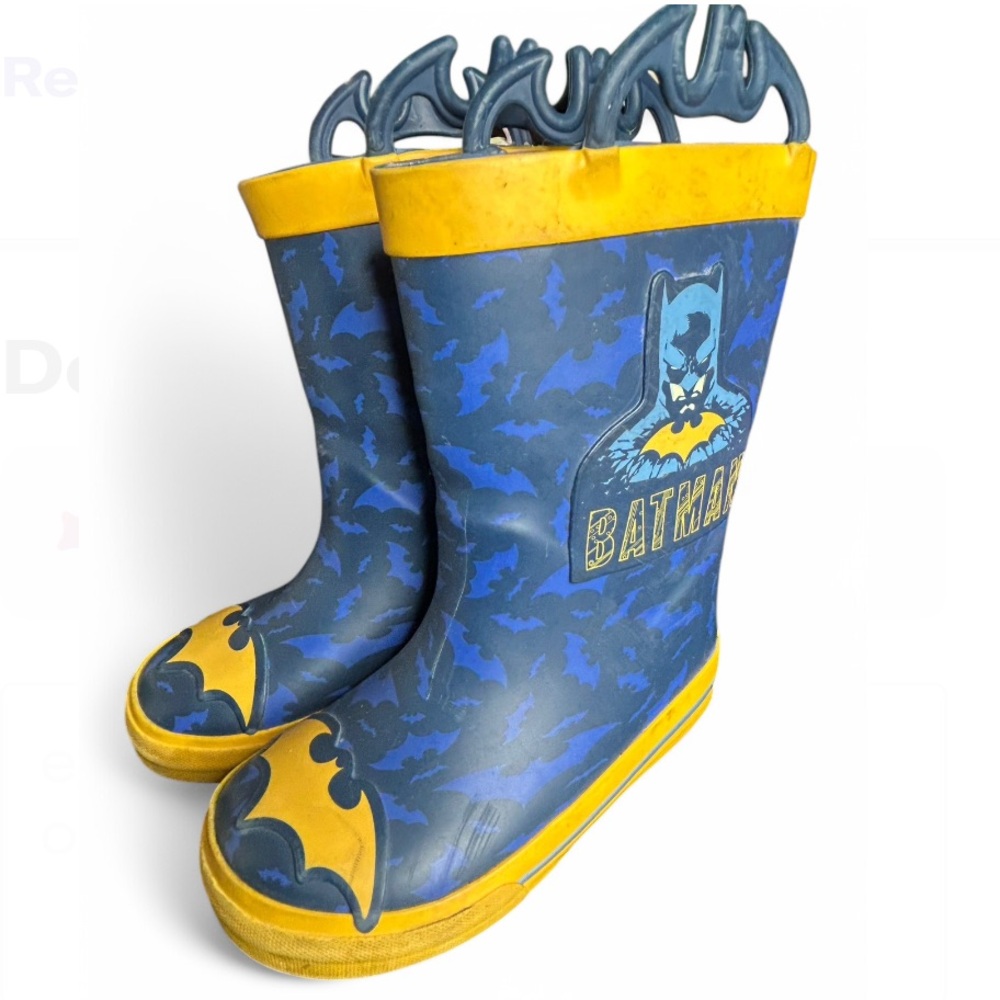 Batman 7/8 Western chief Faux Fur Lined rain Boots.